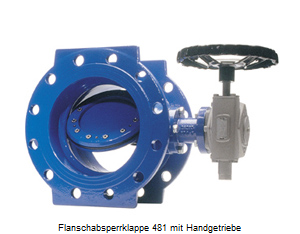 Flanschabsperrklappe 481 Datenblatt Download